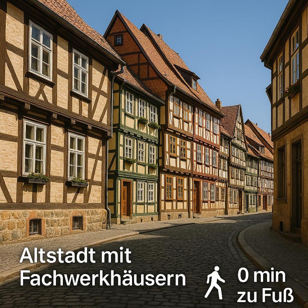 Harzer Fachwerkstube Quedlinburg Διαμέρισμα Εξωτερικό φωτογραφία